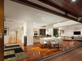 Elegant Hardwood Flooring Installation
